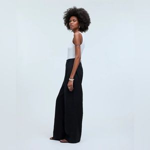 Madewell The Harlow Wide-Leg Pant in 100% Linen